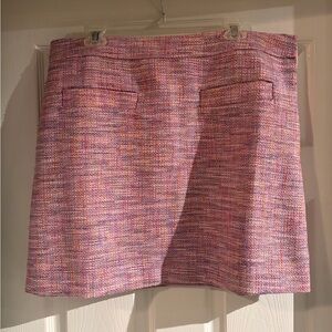 LOFT Multicolor Tweed Skirt